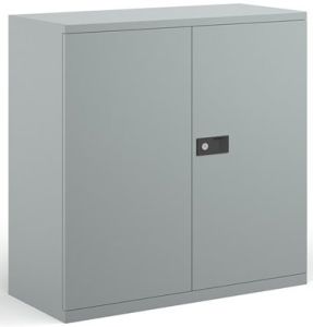 Add Furniture Steel Contract Cupboard with 1 Shelf 1000mm high - Grey