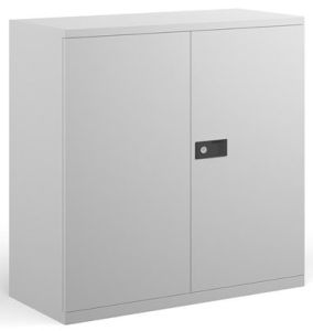 Add Furniture Steel Contract Cupboard with 1 Shelf 1000mm high - White