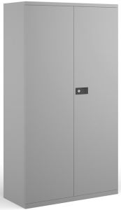 Add Furniture Steel Contract Cupboard with 3 Shelves 1806mm high - Grey