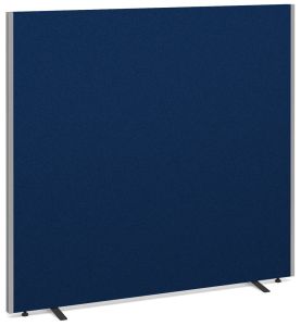 Add Floor Standing Fabric Screen 1500mm High x 1600mm Wide - Blue Fabric