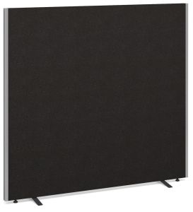 Add Floor Standing Fabric Screen 1500mm High x 1600mm Wide - Charcoal Fabric