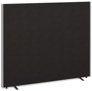 Add Floor Standing Fabric Screen 1500mm High x 1800mm Wide - Charcoal Fabric