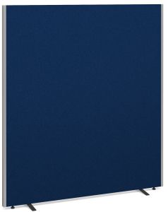 Add Floor Standing Fabric Screen 1800mm High x 1600mm Wide - Blue Fabric