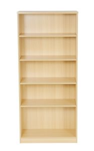 Add Light Oak Bookcase 1800mm High with 4 Adjustable Shelves