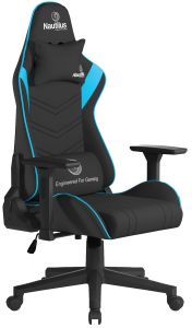 Add Black & Blue Ergonomic Gaming Chair with 4D Multi-Dimensional Armrest & 155° Tilt