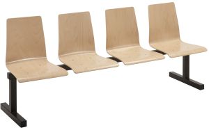 Add Crater 4 Seat Beam Unit with Plywood Seat Shells