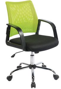 Add Calypso – Green Medium Mesh Back Task Operator Armchair with Chrome Base