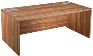 Add Elegant Rectangular Executive Desk in American Walnut - 1.8M Wide