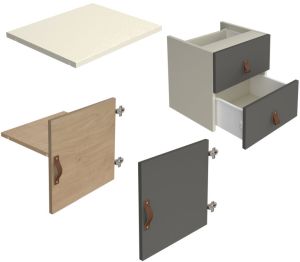 Add home Office internal fittings - for Universal Cube Storage