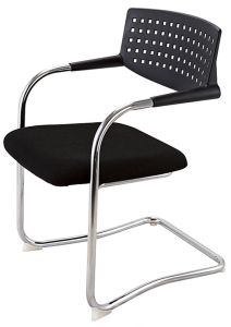 Add Visa Medium Back Chrome Cantilever Frame Meeting / Visitors Chair (Min Qty 2)