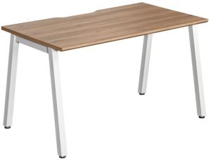 Add Single Starter Bench Desk with Chamfered Edge & Scallop Tops 1.2M Wide