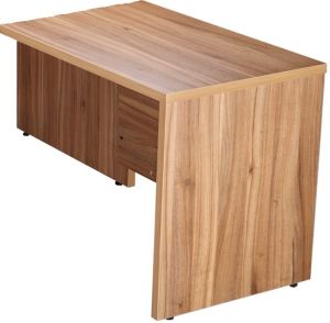 Add Elegant Executive Left or Right Handed Desk Return Unit in American Walnut (No Pedestal)