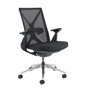 Add Paxton mesh back operator chair with black frame-black mesh