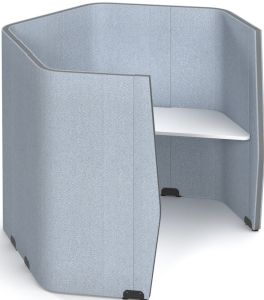 Add Educational/School Hexagonal Left Hand Study Pod W1600 x D1800 x H1500 mm