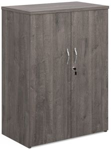 Add Furniture Universal Double Door Cupboard 1090mm High with 2 Shelves - Grey Oak