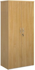 Add Furniture Universal Double Door Cupboard 1790mm High with 4 Shelves - Oak