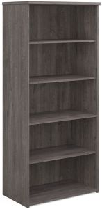 Add Furniture Universal Bookcase 1790mm High with 4 Shelves - Grey Oak