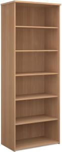 Add Furniture Universal Bookcase 2140mm High with 5 Shelves - Beech