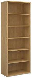 Add Furniture Universal Bookcase 2140mm High with 5 Shelves - Oak