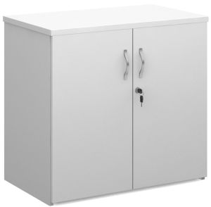 Add Furniture Universal Double Door Cupboard 740mm High with 1 Shelf - White