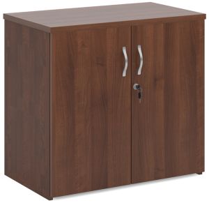 Add Furniture Universal Double Door Cupboard 740mm High with 1 Shelf - Walnut