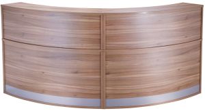 Add Jupiter Double High Curved Reception Counter