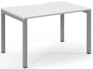 Add Furniture Single Bench Desk with White MFC Scalloped Top W1200 x D800 x H725mm  