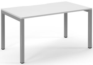 Add Furniture Single Bench Desk with White MFC Scalloped Top W1400 x D800 x H725mm  