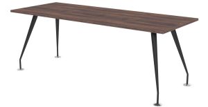 Designer Rectangular Conference Table with Black Frame & Eight Top Colours W2000 x D800 x H740mm