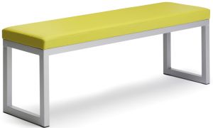 Add Urban Dining Bench Seat with Vinyl Seat Pad W1100 x D350 x H450mm